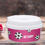 Soccer Fan Purple Snackbowls For Toddlers