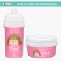 Just Like Me Girl Pink Kids Snack Bowl