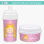 Just Like Me Girl Lavender Kids Snack Bowl
