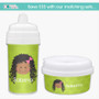 Just Like Me Girl Green Kids Snack Bowl
