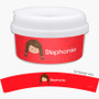 Just Like Me Girl Red Snackbowls For Toddlers