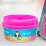Sweet Mermaid Black Haired Customized Snack Bowl