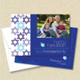 Front and back (optional) with white envelope