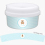 Cute Blue Teddy Bear Snack Bowl