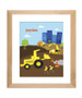 Construction Site Kids Wall Art