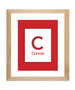 A Linen Red Letter Kids Wall Art