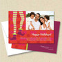 Front and back (optional) with white envelope