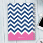 Chevron and Initials Writing Journal