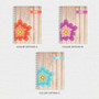 Rustic flower journal