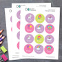 Princess and Rainbows Waterproof Labels for Kids