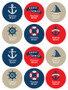 Sail Away Waterproof Labels for Kids (Set of 48)