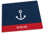 Small White Anchor Cutting Board