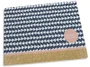Gold Bar and Blue Triangles Cutting Board