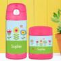 Spring Blooms Personalized Thermos For Kids