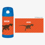 Dino and Me Orange Thermos Bottle