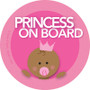 Baby on Board Decal w African American Girl | Spark & Spark