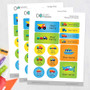 Transportation Waterproof Labels Variety Pack (Set of 56)
