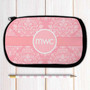 Pink Sweet Damask Monogrammed Pencil Case For Kids