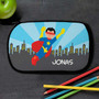 A Cool Black Hair Superhero Pencil Case