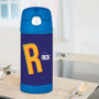 Double Initial Blue Drinking Bottle