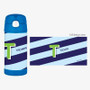 Brilliant Initial Blue Thermos Bottle