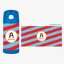 Fun Initials Red Thermos Bottle