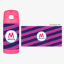 Fun Initials Magenta Thermos Bottle