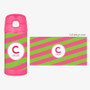 Fun Initials Pink Thermos Bottle