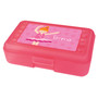 brunette ballerina dancing pencil box for kids