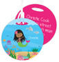 Sweet African American Mermaid Kids Bag Tags