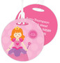 Cute Red Hair Princess Kids Luggage Tags