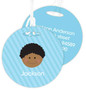 Just Like Me Boy - Lite Blue Kids Bag Tags