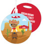 African American Cowboy Kids Luggage Tags