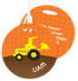 Fun Tractor Kids Bag Tags