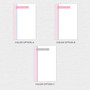 Criss Cross Flag Custom Notepad