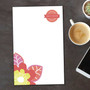 Bold Beauty Circle Custom Notepad
