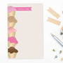 Yummy Treats Border Custom Notepad