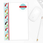 Love for Shoes Border Custom Notepad