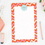 Original Personalized Paper Notepads | Mod Chevrons