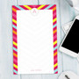 Style in Stripes Custom Notepad