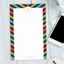 Style in Stripes Custom Notepad