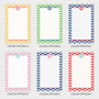 Chevron & Initials Custom Notepad