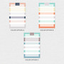 Array of Stripes Custom Notepad