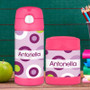 Circles and Circles Purple Thermos Food Jar