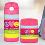 Peace & Love Signs Thermos Food Jar