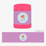 Sweet Butterfly Thermos Food Jar