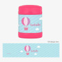 Pink Hot Air Balloon Thermos Food Jar