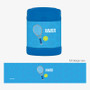 Tennis Fan Boy Thermos Food Jar