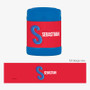 Double Initial Red Thermos Food Jar