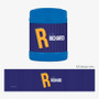 Double Initial Blue Thermos Food Jar